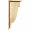 Ekena Millwork Alpine Rough Sawn Corbel w/Backplate, Douglas Fir, 6"W x 10"D x 22"H COR06X10X22ALP01RDF - alternate 3